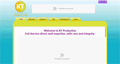Desktop Screenshot of ktproduction.com